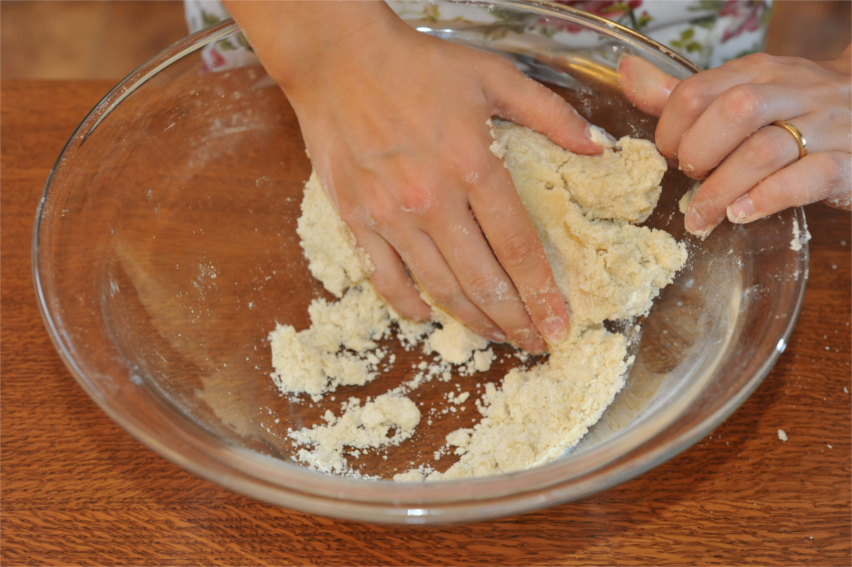 Gluten-free Scottish Shortbread: Forming the Dough